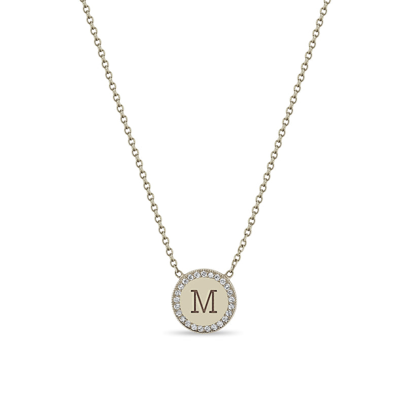 Two Initial Necklace in Sterling Silver - MYKA
